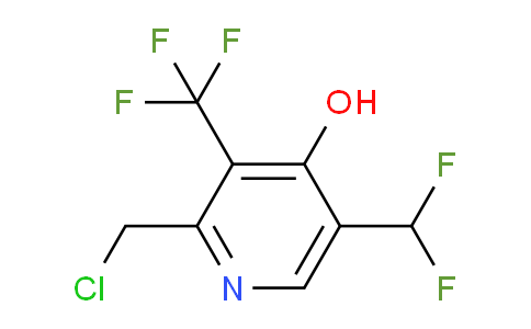 AM204855 | 1807084-36-1 | 2-(Chloromethyl)-5-(difluoromethyl)-4-hydroxy-3-(trifluoromethyl)pyridine