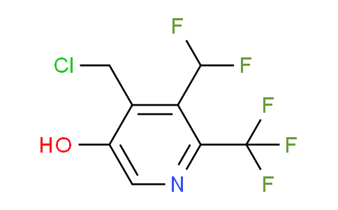 AM204857 | 1807126-76-6 | 4-(Chloromethyl)-3-(difluoromethyl)-5-hydroxy-2-(trifluoromethyl)pyridine