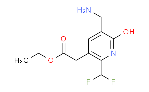 AM204861 | 1805533-39-4 | Ethyl 3-(aminomethyl)-6-(difluoromethyl)-2-hydroxypyridine-5-acetate