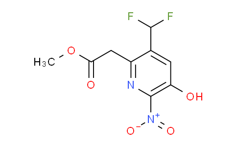 AM204871 | 1805093-13-3 | Methyl 3-(difluoromethyl)-5-hydroxy-6-nitropyridine-2-acetate