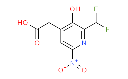 AM204876 | 1805539-60-9 | 2-(Difluoromethyl)-3-hydroxy-6-nitropyridine-4-acetic acid