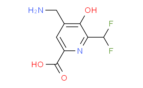 AM204879 | 1805532-14-2 | 4-(Aminomethyl)-2-(difluoromethyl)-3-hydroxypyridine-6-carboxylic acid