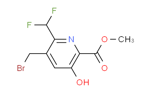 AM204905 | 1807136-02-2 | Methyl 3-(bromomethyl)-2-(difluoromethyl)-5-hydroxypyridine-6-carboxylate
