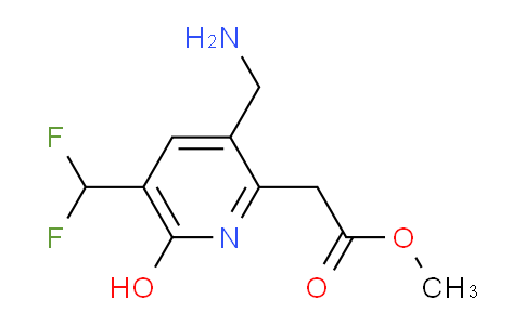 Methyl 3-(aminomethyl)-5-(difluoromethyl)-6-hydroxypyridine-2-acetate