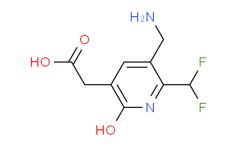 3-(Aminomethyl)-2-(difluoromethyl)-6-hydroxypyridine-5-acetic acid