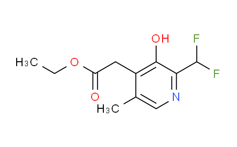 AM204919 | 1805602-64-5 | Ethyl 2-(difluoromethyl)-3-hydroxy-5-methylpyridine-4-acetate