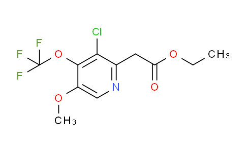 Ethyl 3-chloro-5-methoxy-4-(trifluoromethoxy)pyridine-2-acetate
