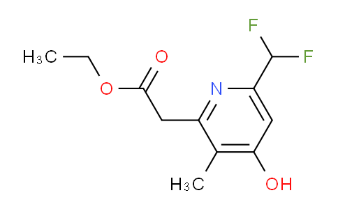 AM204932 | 1805393-88-7 | Ethyl 6-(difluoromethyl)-4-hydroxy-3-methylpyridine-2-acetate