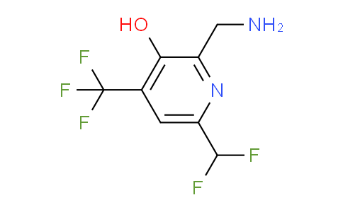 AM204933 | 1805529-50-3 | 2-(Aminomethyl)-6-(difluoromethyl)-3-hydroxy-4-(trifluoromethyl)pyridine