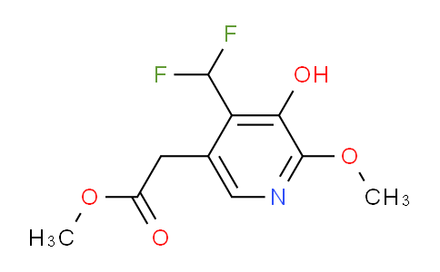 AM204962 | 1806886-92-9 | Methyl 4-(difluoromethyl)-3-hydroxy-2-methoxypyridine-5-acetate