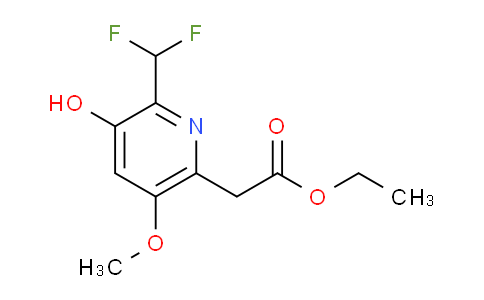 AM204963 | 1805531-97-8 | Ethyl 2-(difluoromethyl)-3-hydroxy-5-methoxypyridine-6-acetate