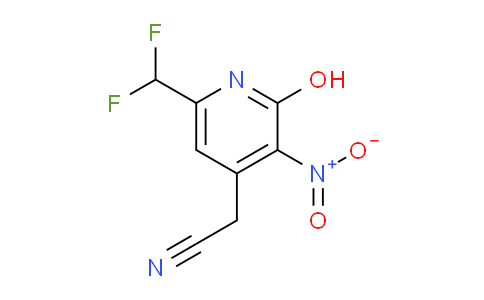 AM204965 | 1807120-87-1 | 6-(Difluoromethyl)-2-hydroxy-3-nitropyridine-4-acetonitrile