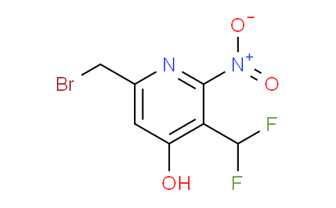 6-(Bromomethyl)-3-(difluoromethyl)-4-hydroxy-2-nitropyridine