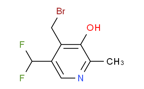 4-(Bromomethyl)-5-(difluoromethyl)-3-hydroxy-2-methylpyridine