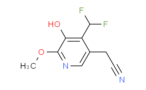 AM204975 | 1807071-95-9 | 4-(Difluoromethyl)-3-hydroxy-2-methoxypyridine-5-acetonitrile