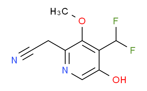 AM204977 | 1805601-58-4 | 4-(Difluoromethyl)-5-hydroxy-3-methoxypyridine-2-acetonitrile