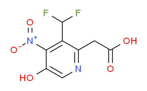 AM204978 | 1805094-03-4 | 3-(Difluoromethyl)-5-hydroxy-4-nitropyridine-2-acetic acid