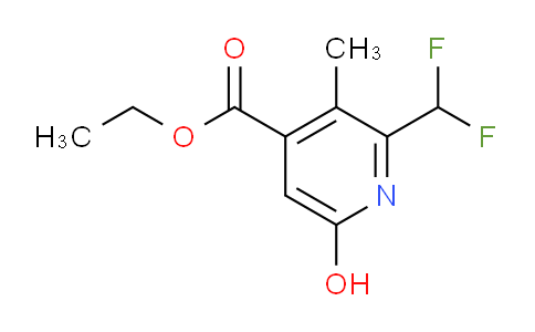 Ethyl 2-(difluoromethyl)-6-hydroxy-3-methylpyridine-4-carboxylate