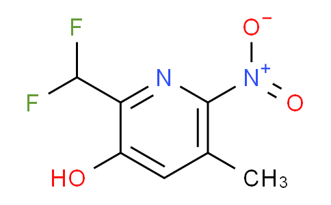 2-(Difluoromethyl)-3-hydroxy-5-methyl-6-nitropyridine