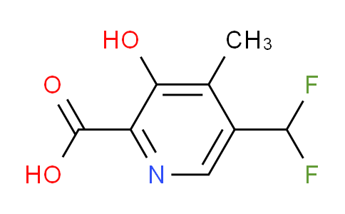 5-(Difluoromethyl)-3-hydroxy-4-methylpyridine-2-carboxylic acid