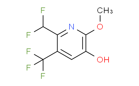 2-(Difluoromethyl)-5-hydroxy-6-methoxy-3-(trifluoromethyl)pyridine