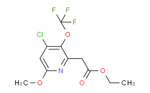 AM20500 | 1806226-63-0 | Ethyl 4-chloro-6-methoxy-3-(trifluoromethoxy)pyridine-2-acetate