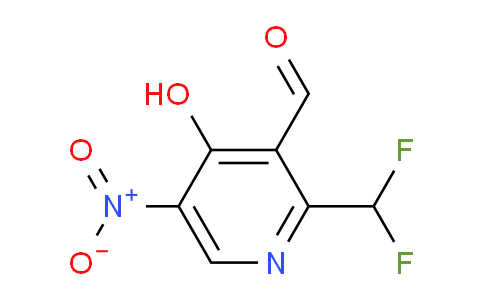 2-(Difluoromethyl)-4-hydroxy-5-nitropyridine-3-carboxaldehyde