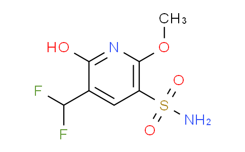3-(Difluoromethyl)-2-hydroxy-6-methoxypyridine-5-sulfonamide