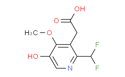 2-(Difluoromethyl)-5-hydroxy-4-methoxypyridine-3-acetic acid