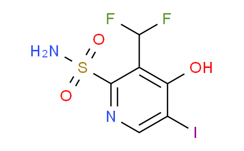3-(Difluoromethyl)-4-hydroxy-5-iodopyridine-2-sulfonamide