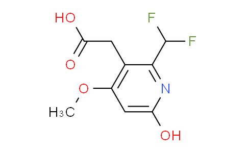 2-(Difluoromethyl)-6-hydroxy-4-methoxypyridine-3-acetic acid
