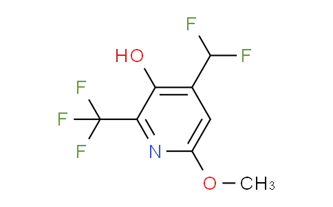 4-(Difluoromethyl)-3-hydroxy-6-methoxy-2-(trifluoromethyl)pyridine