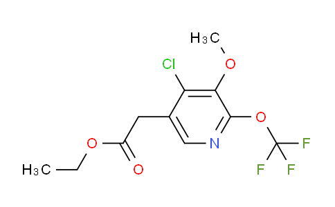 AM20503 | 1804734-75-5 | Ethyl 4-chloro-3-methoxy-2-(trifluoromethoxy)pyridine-5-acetate
