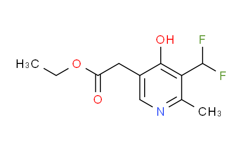 AM205038 | 1805544-74-4 | Ethyl 3-(difluoromethyl)-4-hydroxy-2-methylpyridine-5-acetate