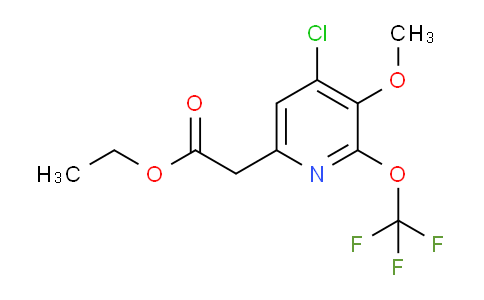 AM20504 | 1803937-75-8 | Ethyl 4-chloro-3-methoxy-2-(trifluoromethoxy)pyridine-6-acetate