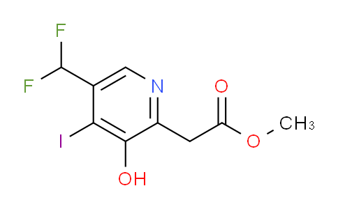 AM205054 | 1805994-61-9 | Methyl 5-(difluoromethyl)-3-hydroxy-4-iodopyridine-2-acetate
