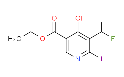 AM205055 | 1805541-81-4 | Ethyl 3-(difluoromethyl)-4-hydroxy-2-iodopyridine-5-carboxylate