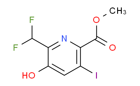 AM205061 | 1805209-00-0 | Methyl 2-(difluoromethyl)-3-hydroxy-5-iodopyridine-6-carboxylate