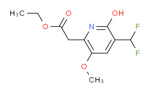 AM205068 | 1807073-94-4 | Ethyl 3-(difluoromethyl)-2-hydroxy-5-methoxypyridine-6-acetate