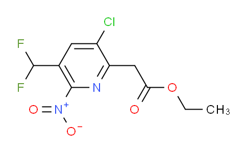 AM205080 | 1805374-97-3 | Ethyl 3-chloro-5-(difluoromethyl)-6-nitropyridine-2-acetate