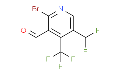AM205083 | 1805964-47-9 | 2-Bromo-5-(difluoromethyl)-4-(trifluoromethyl)pyridine-3-carboxaldehyde