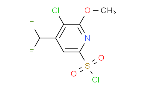 AM205091 | 1806900-77-5 | 3-Chloro-4-(difluoromethyl)-2-methoxypyridine-6-sulfonyl chloride