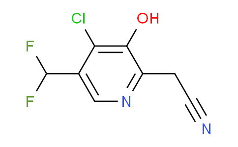 AM205094 | 1804671-55-3 | 4-Chloro-5-(difluoromethyl)-3-hydroxypyridine-2-acetonitrile