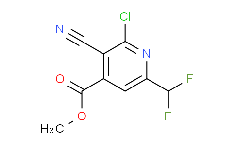AM205101 | 1806917-45-2 | Methyl 2-chloro-3-cyano-6-(difluoromethyl)pyridine-4-carboxylate