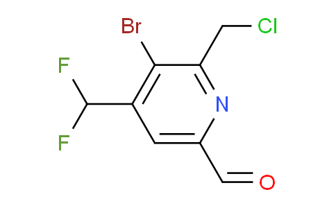 AM205103 | 1805953-24-5 | 3-Bromo-2-(chloromethyl)-4-(difluoromethyl)pyridine-6-carboxaldehyde