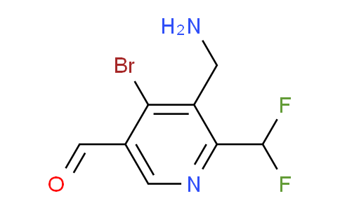 AM205106 | 1805254-63-0 | 3-(Aminomethyl)-4-bromo-2-(difluoromethyl)pyridine-5-carboxaldehyde