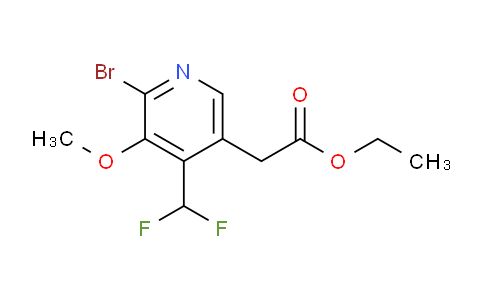 AM205118 | 1804976-06-4 | Ethyl 2-bromo-4-(difluoromethyl)-3-methoxypyridine-5-acetate
