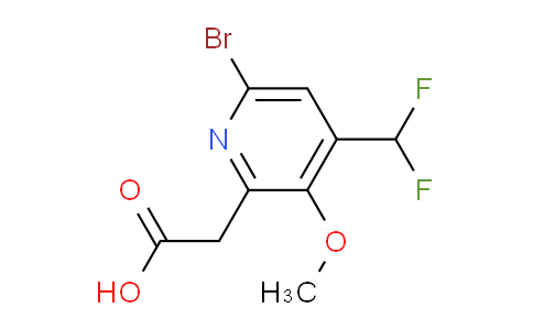 AM205120 | 1805931-31-0 | 6-Bromo-4-(difluoromethyl)-3-methoxypyridine-2-acetic acid