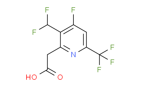 AM205128 | 1805991-36-9 | 3-(Difluoromethyl)-4-fluoro-6-(trifluoromethyl)pyridine-2-acetic acid