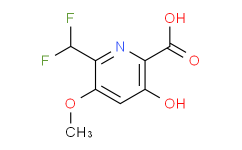 AM205129 | 1805482-87-4 | 2-(Difluoromethyl)-5-hydroxy-3-methoxypyridine-6-carboxylic acid